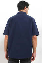 Cardinal Denim Lab Kemeja Lengan Pendek Pria C0010P02H
